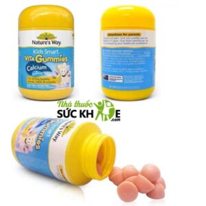 Kẹo Nature Way Kisd Mart Bổ Sung Canxi + Vitamin D Cho Trẻ 60 Viên