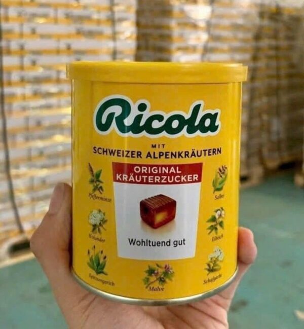 Kẹo ngậm thảo mộc không đường Ricola Schweizer Kräuterzucker