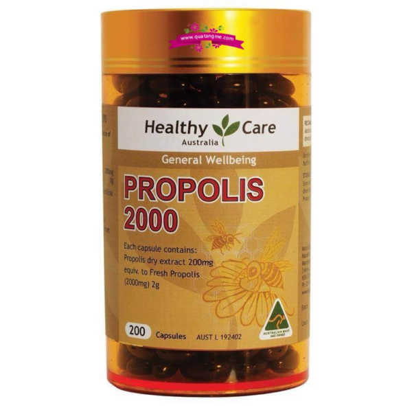 Keo ong Healthy Care Propolis 2000mg của Úc