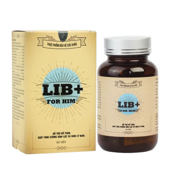 LIB+ For Him - Hỗ trợ tăng cường sinh lực nam