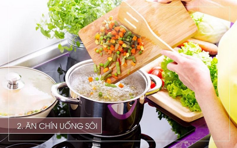 Đảm bảo vệ sinh, an toàn thực phẩm, ăn chín uống sôi