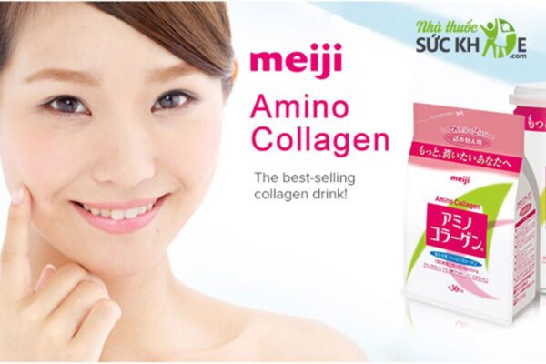 Meiji Amino Collagen Dạng Bột Cho Phụ Nữ Dưới 40 Tuổi