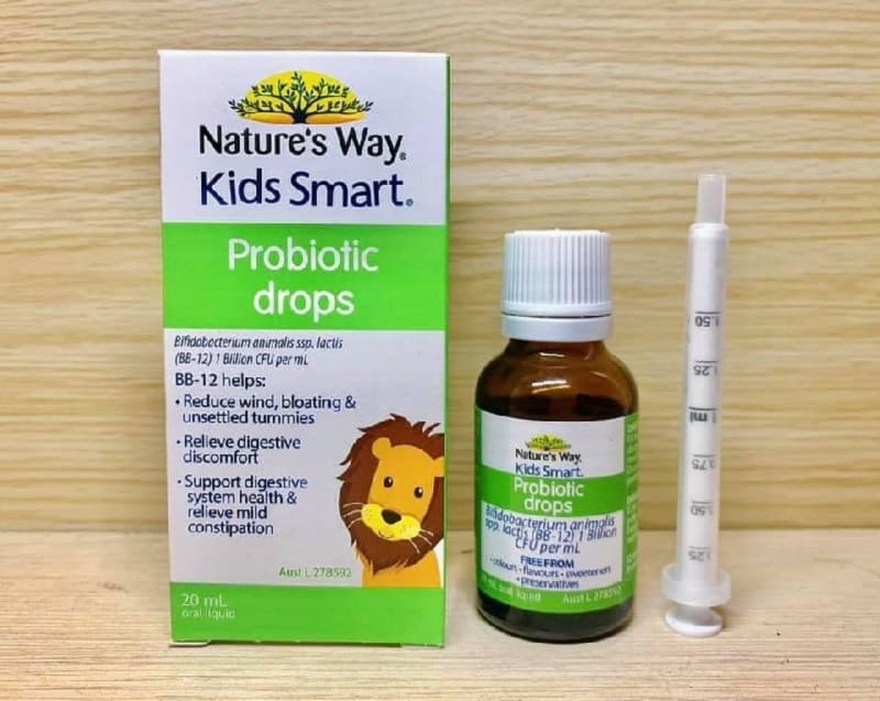 Thực phẩm bổ sung vi khuẩn có lợi dành cho bé Nature's Way Kids Smart Drop