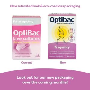 Men Vi Sinh Cho Bà Bầu Và Cho Con Bú Optibac For Pregnancy