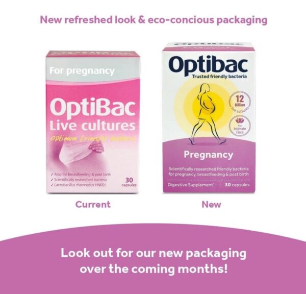 Men Vi Sinh Cho Bà Bầu Và Cho Con Bú Optibac For Pregnancy