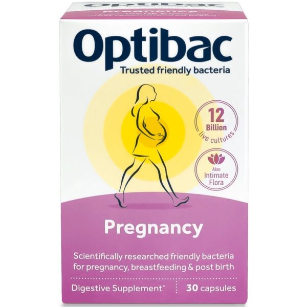 Men Vi Sinh Cho Bà Bầu Và Cho Con Bú Optibac For Pregnancy