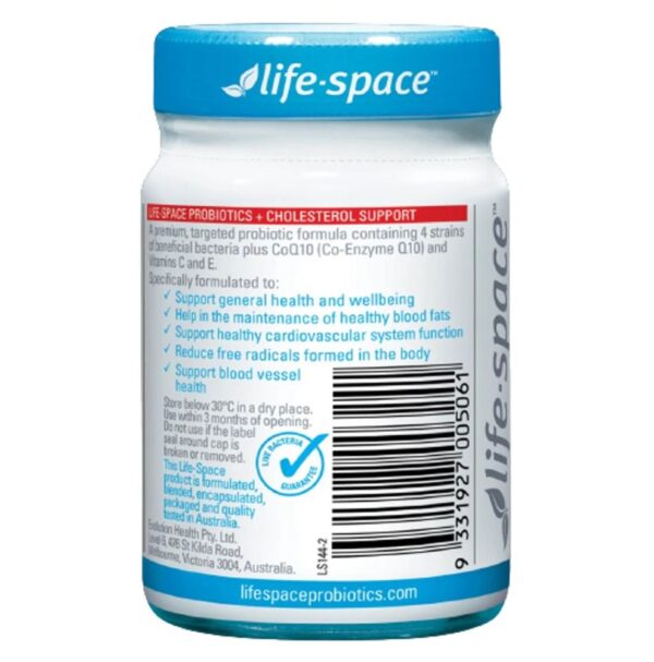 Men Vi Sinh Hỗ Trợ Tim Mạch Life Space Cholesterol Support