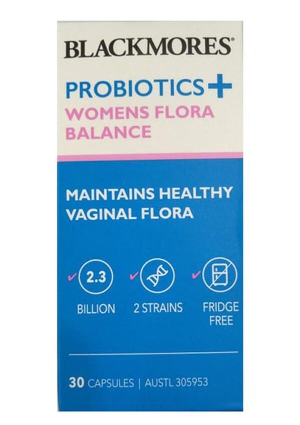 Men vi sinh Blackmores Probiotics+ Womens Flora Balance