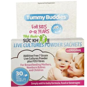 Men vi sinh Tummy Buddies của Anh cho trẻ từ sơ sinh