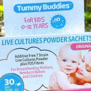 Men vi sinh Tummy Buddies của Anh cho trẻ từ sơ sinh