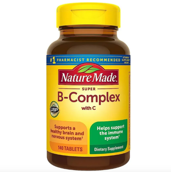 Nature Made Super B-complex hỗ trợ tăng đề kháng, giảm mệt mỏi