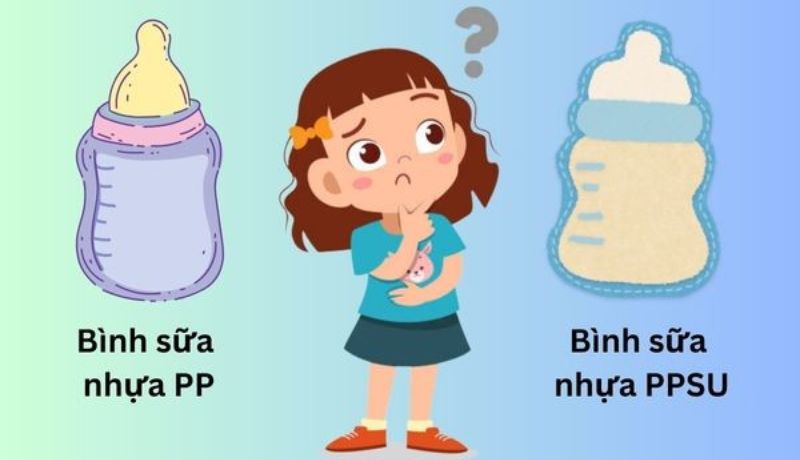 Nên lựa chọn bình có chất liệu nhựa an toàn không chứa chất BPA