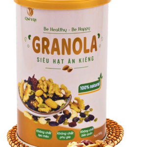 Ngũ cốc siêu hạt ăn kiêng Granola Quê Việt