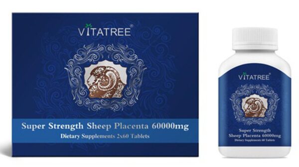 Nhau Thai Cừu Vitatree 60000mg Hộp 120 Viên Chính Hãng Của Úc