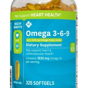 Omega 3 6 9 Member’s Mark Supports Heart Health Của Mỹ