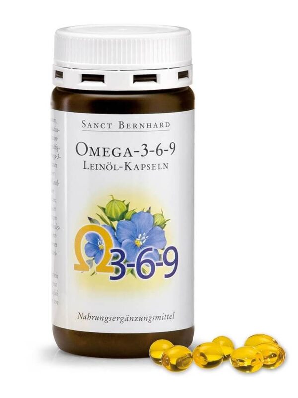 Omega-3-6-9 Sanct Bernhard Chiết Xuất Dầu Hạt Lanh của Đức