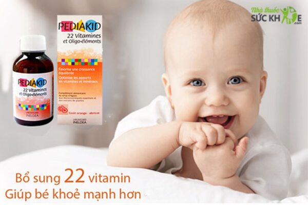 Pediakid 22 Vitamines Của Pháp Cho Trẻ Từ 6 Tháng Trở Lên