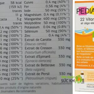 Pediakid 22 Vitamines Của Pháp Cho Trẻ Từ 6 Tháng Trở Lên