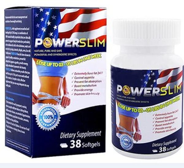 Power Slim: Viên giảm cân hộp 38 viên của Mỹ