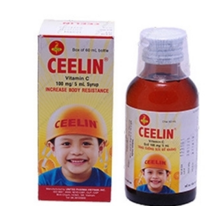 Siro Ceelin C bổ sung vitamin C cho trẻ em lọ 60ml