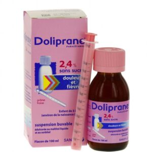 Siro Doliprane 100ml Cho Bé từ Sơ Sinh Đến 9 Tuổi Của Pháp