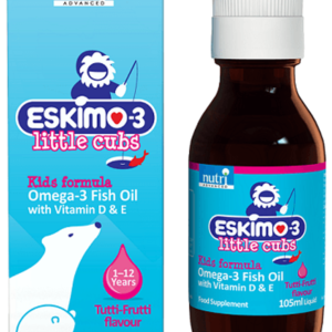 Dầu Cá Eskimo 3 Little Cubs Fish Oil + Vitamin D & E