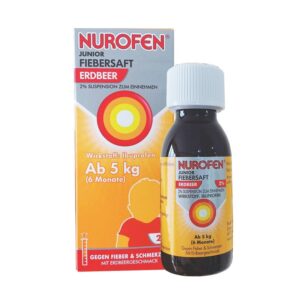 Siro hạ sốt kháng viêm Đức Nurofen 2% cho trẻ 6 tháng trở lên