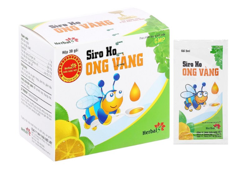 Thuốc ho siro Ong vàng có tác dụng làm giảm ho nhanh chóng