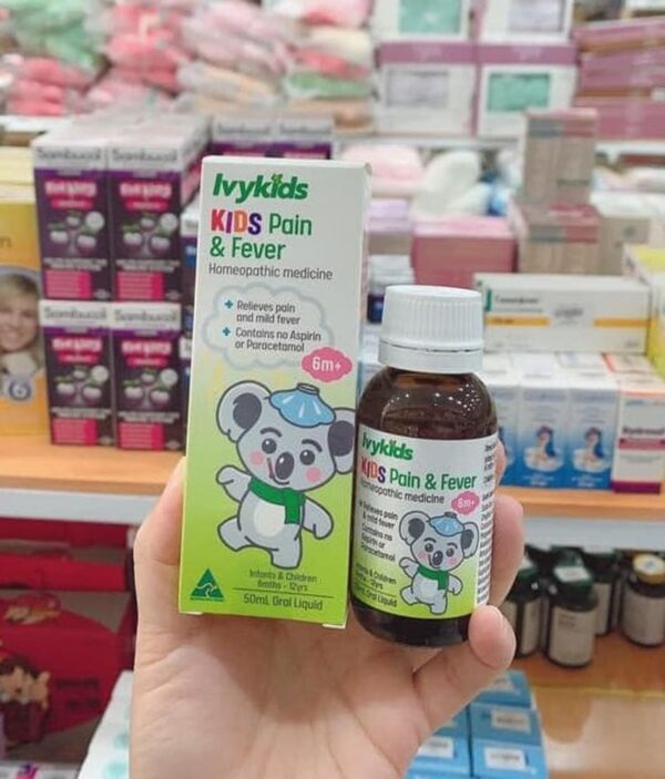 Siro cho bé IvyKids Kids Pain & Fever 50ml