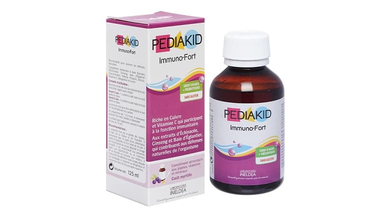 Siro Pediakid Immuno Fortifiant tạo hệ miễn dịch tốt cho bé