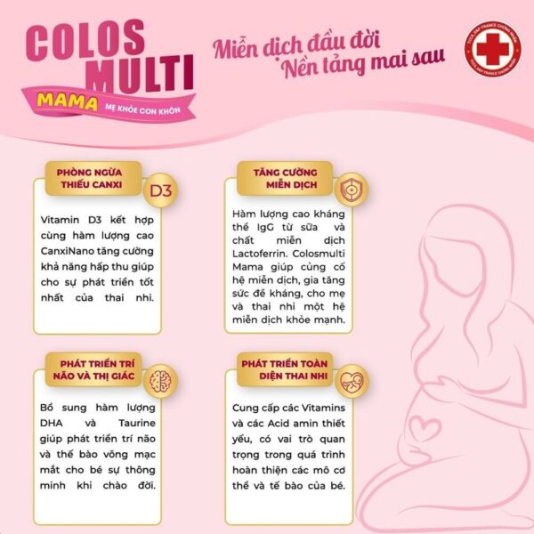 Sữa bột dinh dưỡng cho bà bầu Colos Multi Mama