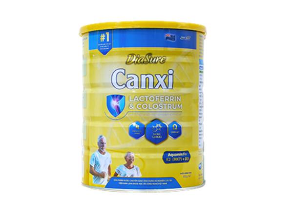 Sữa bột hỗ trợ bổ sung canxi Diasure Canxi