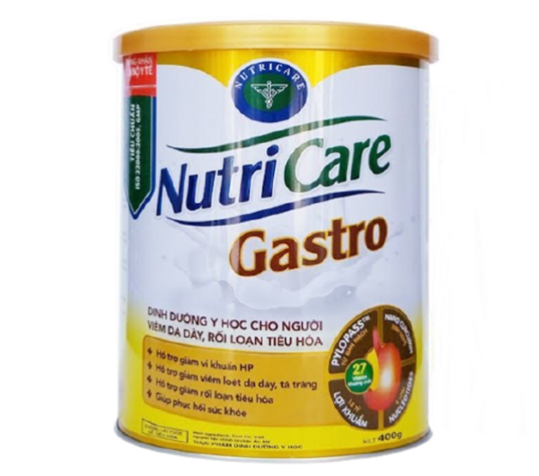 Sữa dinh dưỡng Nutricare Gastro cho người tiêu hóa kém