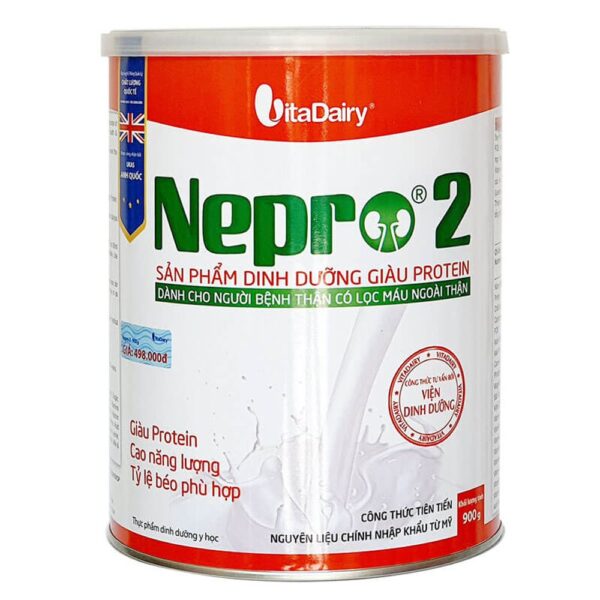 Sữa Nepro 2 giàu Protein hỗ trợ cho người chạy thận