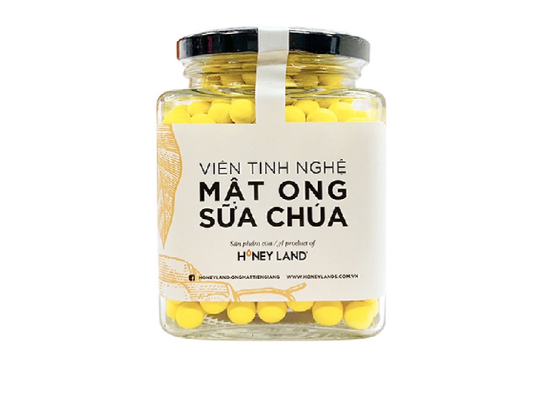 Viên nghệ sữa ong chúa Honey Land mang nhiều lợi ích cho sức khỏe