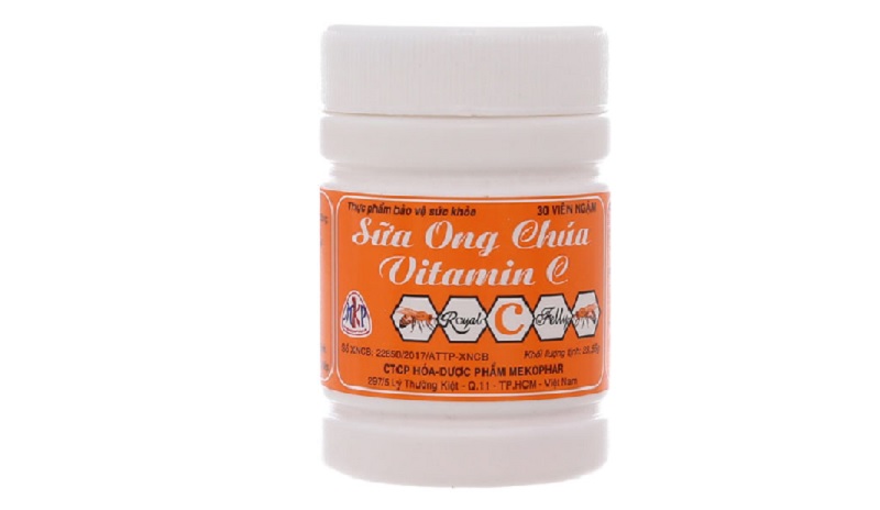 Viên ngậm sữa ong chúa Vitamin C tăng cường miễn dịch