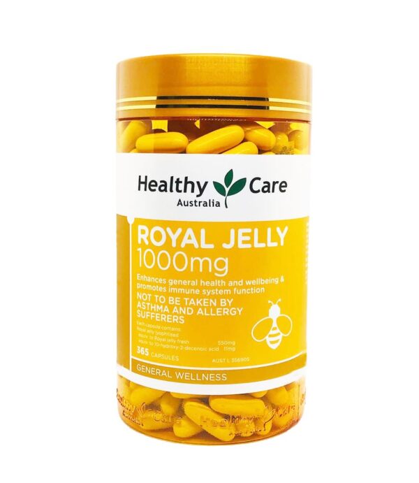 Sữa ong chúa Healthy Care Royal Jelly 1000 của Úc