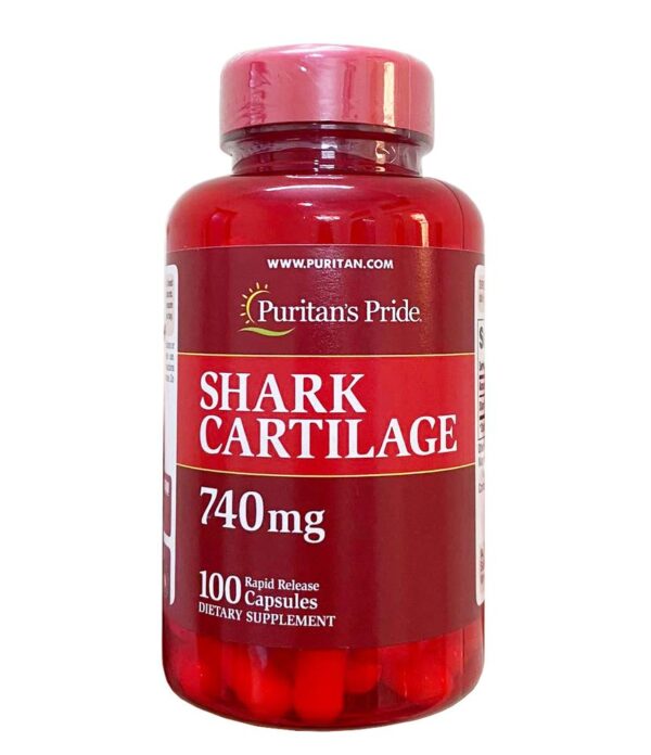 Sụn Vi Cá Mập Shark Cartilage Puritan's Pride 740mg