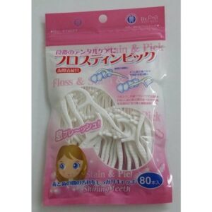 Tăm chỉ nha khoa hồng Shining Teeth 80 cây- Nhật