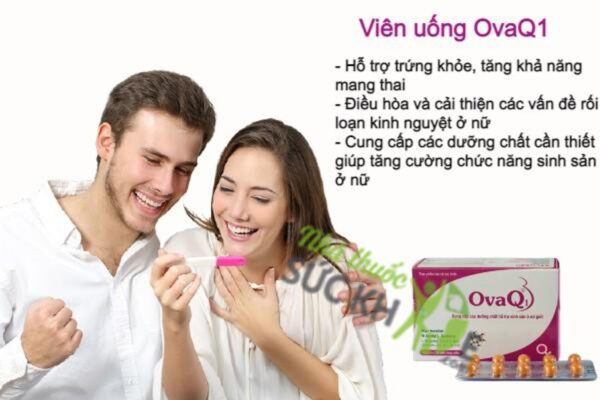 OvaQ1 - Hỗ trợ trứng khỏe, tăng khả năng mang thai