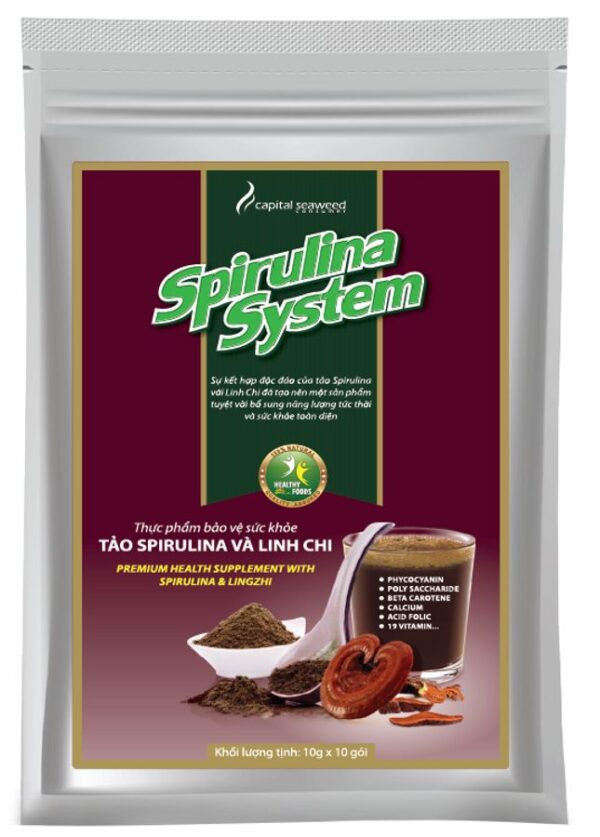 Tảo Spirulina và nấm Linh Chi tăng cường sức khỏe