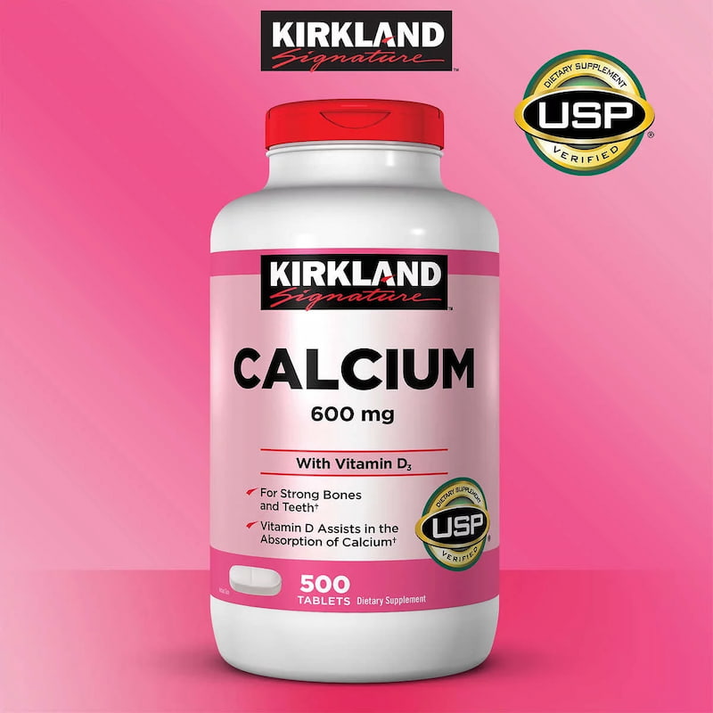 Uống Kirkland Calcium để bảo vệ xương khớp