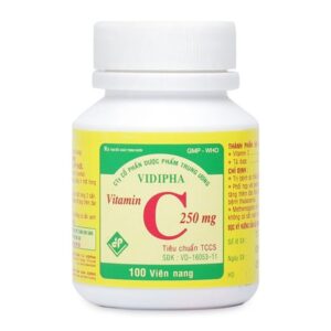 Thuốc điều trị thiếu hụt Vitamin C ( Chai 100 viên)