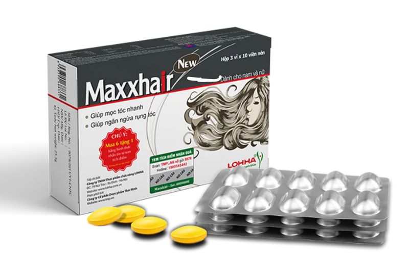 Maxxhair New giảm rụng, kích thích mọc tóc hiệu quả