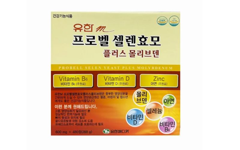 Viên uống Daewoong Selen Yeast hỗ trợ tăng cân từ Hàn Quốc