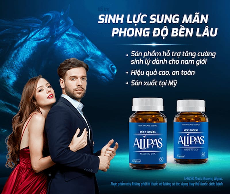 Thể lực sung mãn khi sử dụng Sâm Alipas