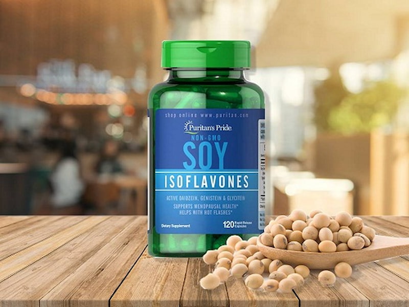 Viên uống Puritan's Pride Non Gmo Soy Isoflavones cải thiện sinh lý