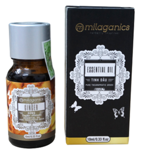 Tinh dầu gừng Milaganics Ấn Độ 10ml