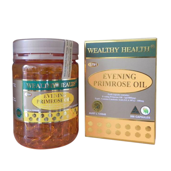 Tinh dầu hoa anh thảo Wealthy Health Evening Primrose Oil