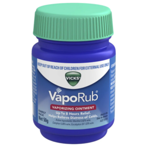 Vicks VapoRub - Dầu bôi cho bé hỗ trợ làm ấm ngực, giảm ho